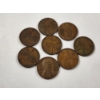 Image 3 : Nice Assortment of Eight Different United States 1909 VDB Wheat Pennies - An Excellent Group!
