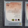 Image 8 : Three Upper Deck AUTOGRAPHED Tampa Bay Buccaneers NUMBERED Rookie Authentics Football Trading Cards