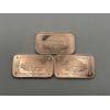 Image 2 : Three $2 George Washington 'Silver Certificate' 1oz .999 Copper Bars