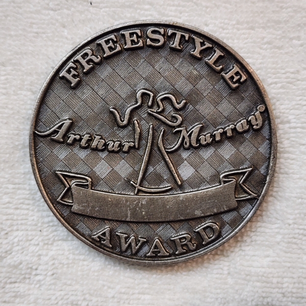 Unique Arthur Murray Freestyle Award Medal 