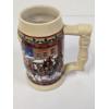 Image 3 : Collectible 2003 Budweiser "Old Towne Holiday" Beer Stein Manufactured by Ceramarte in Brazil