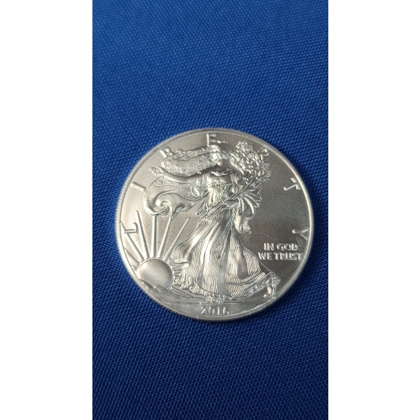 2016 American Eagle 1 Oz 99.9% Fine Silver Dollar