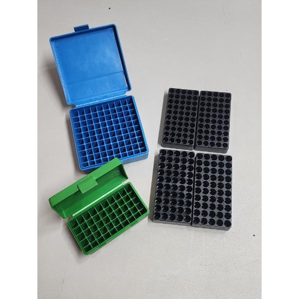4 Assorted Plastic Ammo Storage Items
