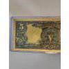 Image 6 : $5 Gold Certificate Indian Chief Gold Foil .999999 - 24K Gold Note In Protective Holder - Mint Cond.