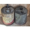 Image 1 : Two Vintage Collectable 5 Gallon Spout Cans