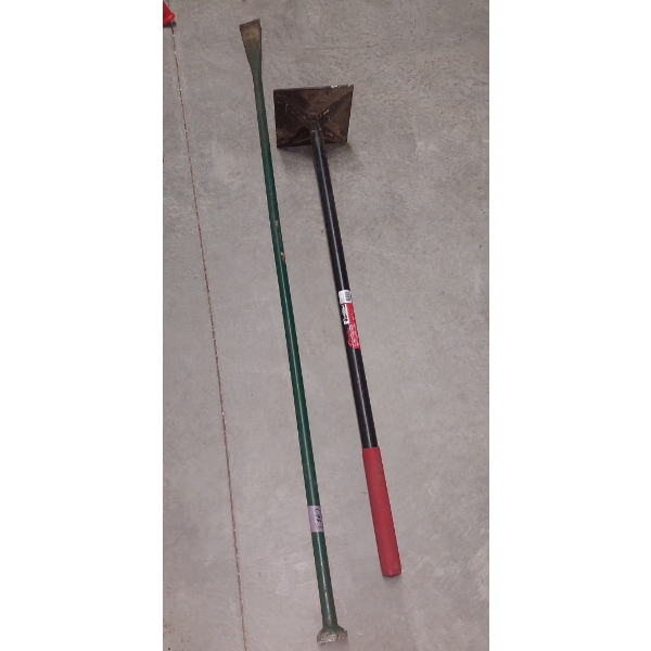Heavy Duty & Heavy 68" Pry Bar & Heavy Duty Hand Tamper