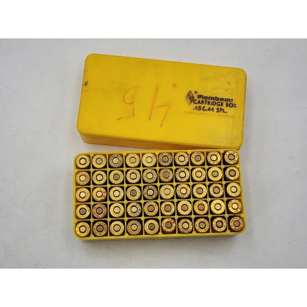 Full Container of (50) Mixed 45 Auto Ammunition 
