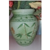 Image 2 : Beautiful Floral Arrangement In Vintage Porcelain Vase - See Pictures