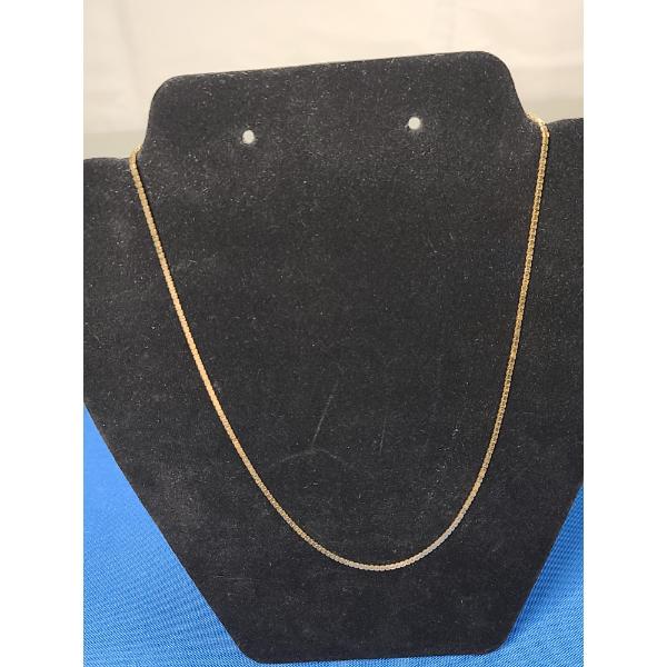 14K Gold 18" Chain - Weight: 4.9g