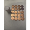 Image 1 : 20 - Incredible .999 Fine Copper 1 Troy Ounce Coins With Storage Tube - Mint Condition