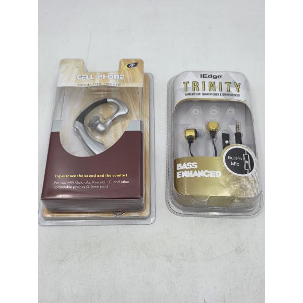 Brand New Hands Free Head Set And iEdge Ear Buds