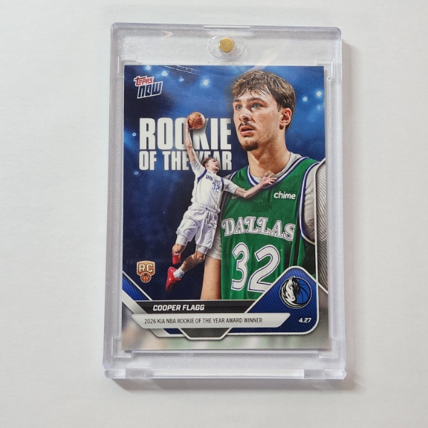 2026 Topps Now Cooper Flagg RC #427 NBA Rookie Of The Year ROTY Mavericks Rookie Card