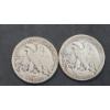 Image 2 : U.S 1939 & 1939-D Walking Liberty 90% Silver Half Dollars - Face Value: $1.00