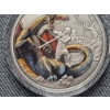 Image 2 : 2020 Niue $5 2 Oz Silver Colorized Dragon Round 