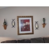 Image 1 : 6 Pc Grouping Of Wall Decor As Shown - Painting Not Included