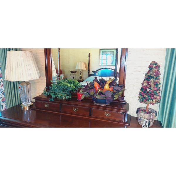 Excellent Group Of Table Top Collectibles Incl's Crystal Lamp Vase  & More As Shown
