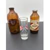 Image 1 : Old Glass Bottles - Canadian Shot Glass - The Prince of Pilseners Duke Bottle 

