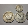 Image 6 : $0.85 in 90% Silver U.S. Coins - Three Standing Liberty Quarters & A Mercury Dime