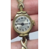Image 2 : Vintage Clinton 17-Jewel Gold-Toned Women's Mechanical Wristwatch - Condition Unknown