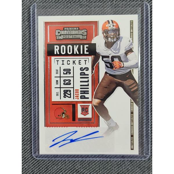 2020 Panini Jacob Phillips No.188 Autograph Rookie Trading Card 