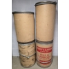 Image 1 : 4 Cardboard Barrells with Lids - (2) 31", (1) 29" & (1) 36"