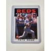 Image 2 : 1986 Topps #1 Pete Rose Cincinnati Reds Baseball Card 