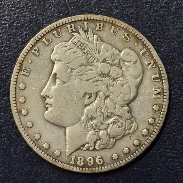 1896 S Morgan Silver Dollar - See Pics