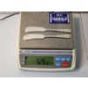 Image 5 : x2 Steiff "Rose" Sterling Silver Butter Knives TW: 62.6g
