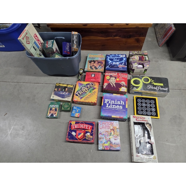  Awesome Large Collection Of Family Games, Well Taken Care Of! Including Monopoly & Candyland!