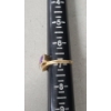 Image 6 : 10K Gold Ring Featuring Purple & White Stone Weighing 4.7 Grams