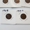 Image 5 : Lot of 11 Assorted U.S. Cents: (10) Wheat Cents & (1) 2025 Cent