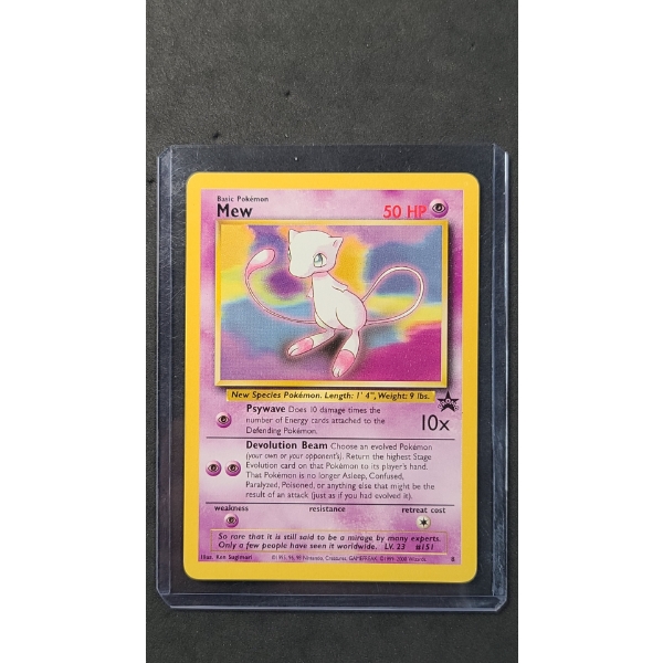 Pokemon 2000 Mew Black Star Promo #8 Pokemon Trading Card