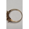 Image 6 : 10K Yellow Gold Semi-mount Three Stone Ring - Size 5.5 - Weight: 1.2g