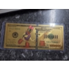 Image 1 : Rare Disney Daisy Duck Gold Foil .999999 24K Note In Plastic Holder
