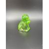 Image 10 : Degenhart Dogs - Apple Green - Uranium Glass with Beautiful Glow - Adorable Dog Figurine - ~2.5 inch
