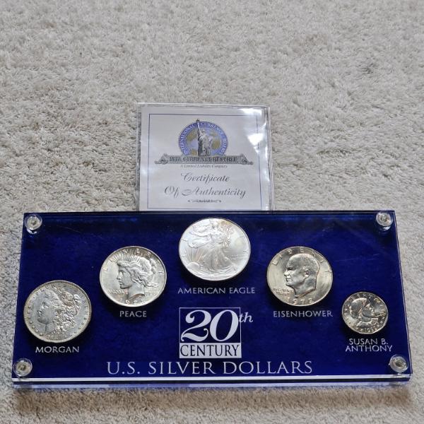 20th Century U.S. Silver Dollars Set - (see description)