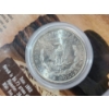 Image 4 : "Jesse James Silver Dollar" Commemorative Display - 1882-S 90% Silver Morgan Dollar