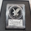 Image 3 : PCGS PR 70 DCAM 2026-W American Silver Eagle w/ Liberty Bell 250 PRIVY - 1 oz .999 Fine Silver 