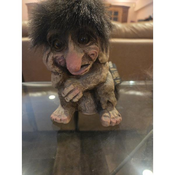 Highly Collectable Vintage Handmade In Norway Nyform Troll 