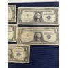 Image 3 : One Dollar Silver Certificates Blue Seal - 5 Total - 1935 A - 1957 (3) - 1957 B