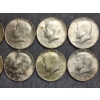 Image 3 : 10 Assorted 40% Silver Kennedy Half Dollars - $5 Face Value 