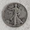 Image 1 : 1943 Walking Liberty 90% Fine Silver Half Dollar Coin - 0.3617 oz ASW