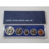 Image 1 : U.S. 1966 Special Mint Set 5-Coin Set Including 40% Silver Kennedy Half Dollar