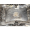 Image 3 : Gorgeous Sterling Silver Serving Tray with Engraved "B" Weighting 980g