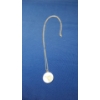 Image 4 : 1/2 Oz .999 Fine Silver Raven & Moon Motif Necklace Pendant With Sterling Chain -Total Weight: 22.8g