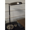 Image 3 : Metal 24'' Bankers Lamp, 28'' Storage Cube Table And 18''x27''x31'' Drop Side Metal Wheeled Cart