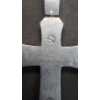 Image 8 : Men's Spikes Stainless Steel Ring - Size: 13 & Stainless Steel Cross With Clear Stones