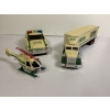 Image 1 : Hess Gasoline Toy Police Car - Semi Truck - Helicopter