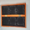 Image 2 : Nice Wooden Folding Coin Slab Storage Case - Holds 6 Standard Slabs