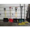 Image 1 : Lot of (4) Snow Shovels & (2) Push Brooms